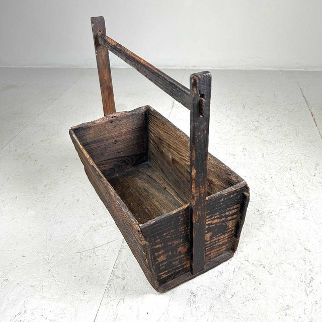 Wood Antique Japanese Meiji Tool Case, 1900s For Sale - Image 7 of 16