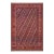 Antique Soumak Rust/Blue Wool Rug - 5'7'' X 7'10'' For Sale