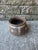 Small Vintage Rustic Indian Brown Clay Pot With Custom Metal Ring For Sale In New York - Image 6 of 9