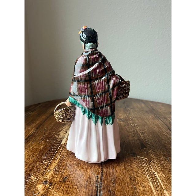 English Mid 20th Century Royal Doulton Hn1759 "The Orange Lady" Figurine, Made in England For Sale - Image 3 of 7