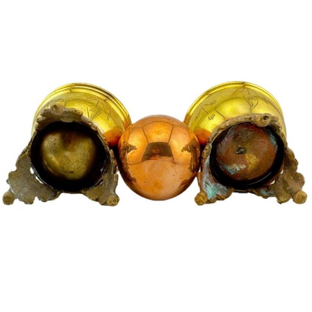 Vintage Brass Egg Boxes - Set of 3 For Sale In Milwaukee - Image 6 of 10