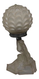 Example of René Lalique Table Lamps