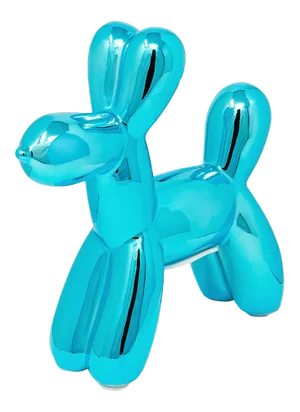Interior Illusions Plus Blue Mini Ceramic Dog Piggy Bank - 7.5" tall
