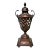 Vintage Bronze Open Weave Urn With Handles For Sale