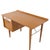 Milo Baughman for Murray Mid Century Maple and Brass Desk For Sale - Image 9 of 10