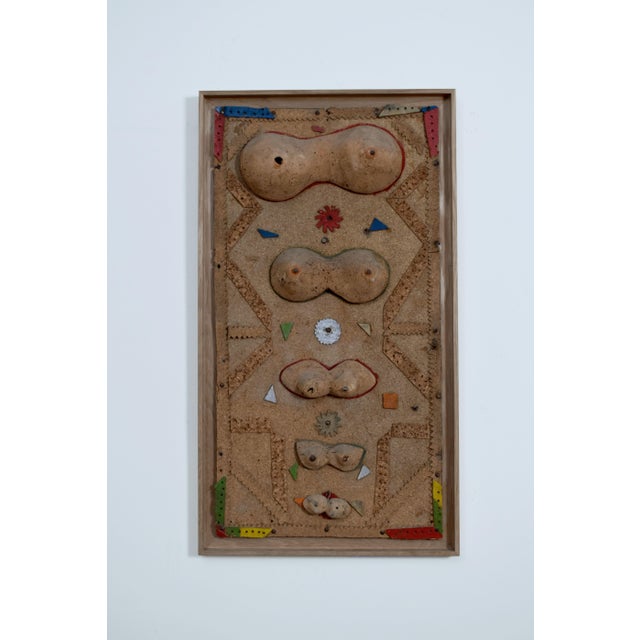 Folk Art Cork Artwork For Sale - Image 5 of 5