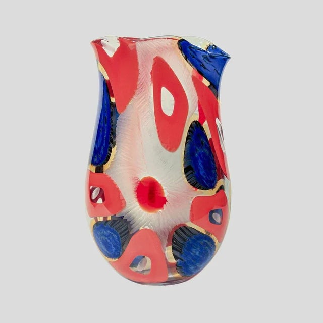 Multicolor Battuto Vase by Afro Celotto For Sale - Image 5 of 5