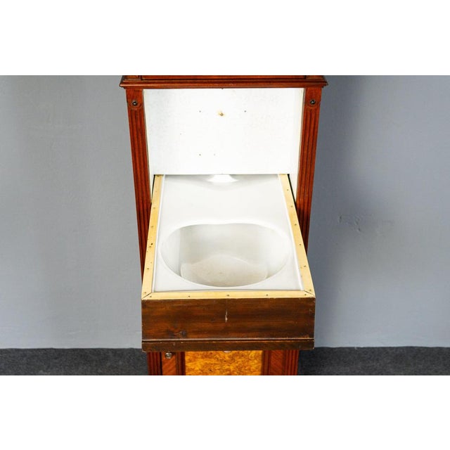 Vintage Brown Wash Cabinet For Sale - Image 14 of 17