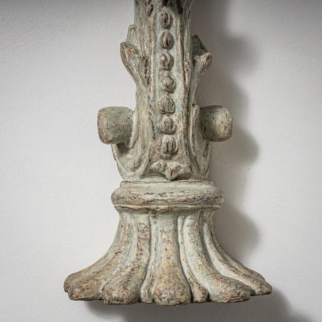 Baroque Wall Console with Red Marble Top For Sale - Image 3 of 8