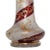 Art Deco Moser Hand Painted Enamel Glass Vase For Sale - Image 3 of 5