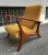 Set of Lounge Chairs with Dark Wood Frame and Yellow Bouclé Fabric, 2000s For Sale - Image 4 of 7