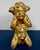 Gold Set of 3 Vintage Hollywood Regency Gilded Cherub Putti Sculptures - Cast Composite Angels For Sale - Image 8 of 9