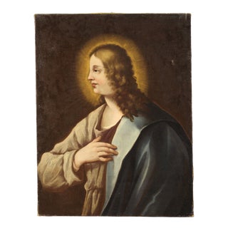 Italian Artist, Saint, 1770, Oil on Canvas For Sale