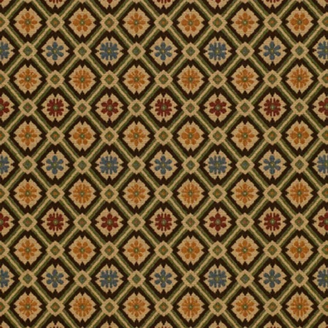 Sample - Schumacher Savonnerie Tapestry Fabric in Mallard For Sale