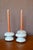 Danish Candlesticks in White Porcelain, Set of 8 For Sale - Image 6 of 9
