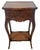 Pair Vintage Louis XV French Style Walnut Two Drawer Side Table Nightands For Sale - Image 9 of 11
