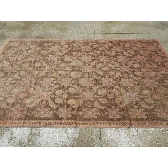 Textile Galerie Shabab Collection Mid-20th Century Turkish Anatolian Accent Rug For Sale - Image 7 of 9