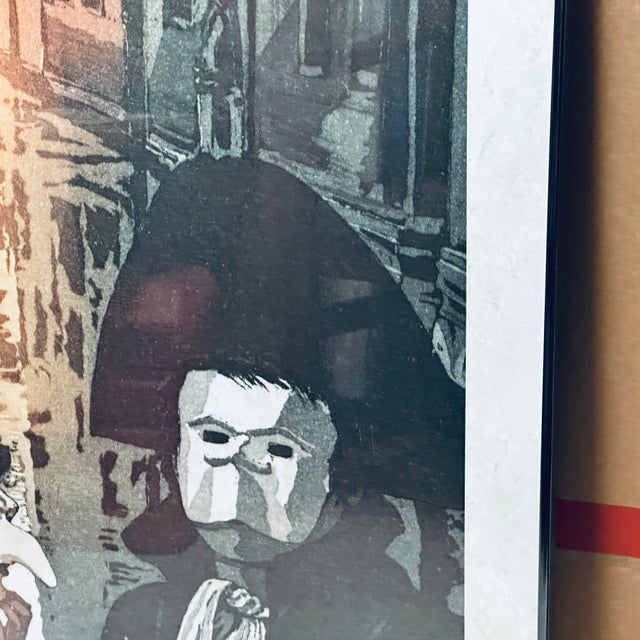 Modern Original Festival Poster From Venice Italy 1992 Venezia Il Carnevale Bac Art Studio S. Marco For Sale - Image 3 of 11