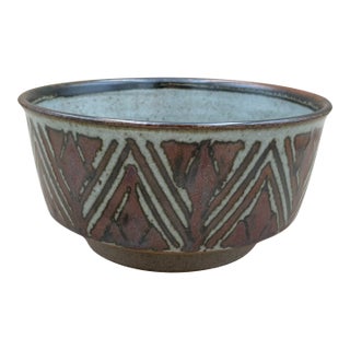 Vintage Danish Bornholm Stoneware Bowl — Marianne Starck for Michael Andersen & Sons For Sale