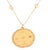 Contemporary Mid 20th Century Gucci Bloom Enamel 18k Yellow Gold Floral Medallion Pendant Necklace 31" For Sale - Image 3 of 8