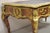 Wood Late 20th Century French Louis XV Style Figural Bronze Ormolu Leather Top Bureau Plat Writing Desk For Sale - Image 7 of 12