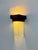 Art Deco Modernist Wall Sconce in Oak and Frosted Glass, France, 1930 For Sale - Image 6 of 14