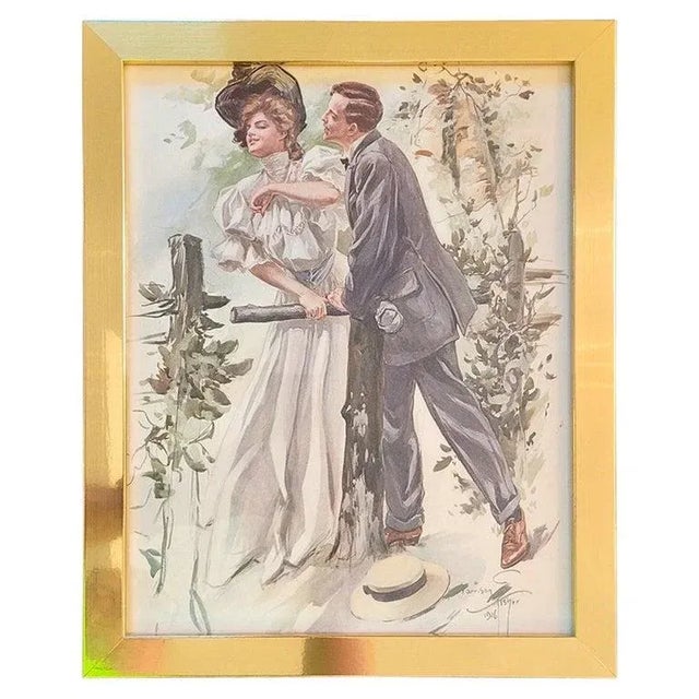 PRESENTING a GORGEOUS Set of 13 Original prints, namely, a First Edition, First Printing of 13 Plates by Harrison Fisher....