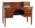English Empire Intarsia Inlaid Wood Desk, Late 19th Century For Sale