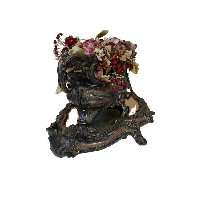 Antique Centerpiece with Mirror, 1900s For Sale - Image 17 of 18
