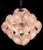 Metal Murano Glass Disc Chandelier For Sale - Image 7 of 17
