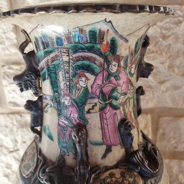 19th Century Nanking Porcelain Vase, China For Sale - Image 13 of 18