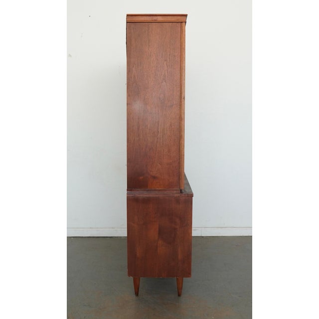 1960s Vintage Garrison Furniture MCM China Cabinet For Sale - Image 5 of 17