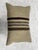 Turkish Hemp Pillow Cushion Natural Cream Brown Pillow Cushion Cover 16" x 24" For Sale - Image 4 of 4