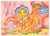 Gerardo Navarro Gomez (Oaxacan, b. 1958), "Diablo Verrgon" [Devil Wand], Watercolor on Paper, 2005, signed and dated lower...