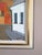 Textile 1968 Mid-Century 'Where the Street Bends' Vintage Swedish Street Scene Landscape Oil Painting, Framed For Sale - Image 7 of 11