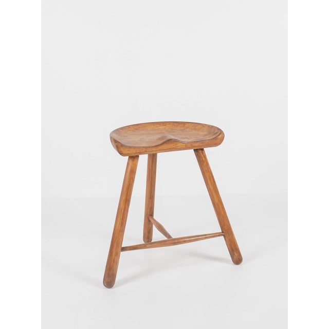 Arne hovmand-olsen (1919 - 1989) "shoemaker" stool denmark, circa 1950 wood h: 46 cm / w: 49 cm / d: 32 cm excellent...