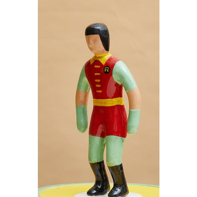 Subbuteo Ornament Sculpture in Double-Mould Ceramic from Artigianato Italiano For Sale - Image 3 of 4