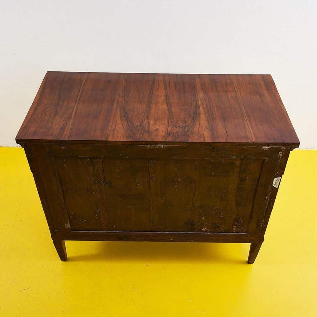 Empire Chest of Drawers Veneered in Walnut For Sale - Image 17 of 18