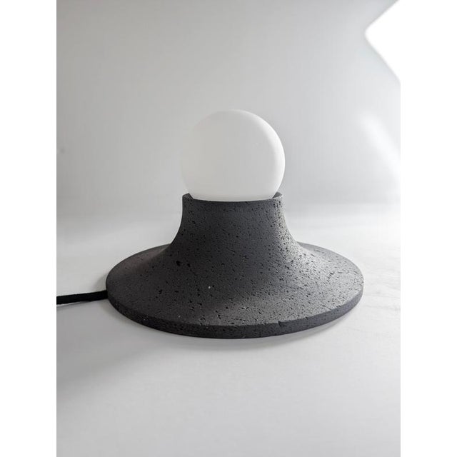 Basalte Natural Lava Stone Wall Lamp by Clemence Birot For Sale - Image 16 of 18