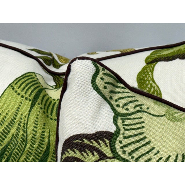 Celerie Kemble for Schumacher Hothouse Flowers Pillows, Pair For Sale In San Francisco - Image 6 of 12