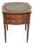 Antique Regency Leather Top Side Table, 1950 For Sale