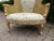 1960s 1960 French Louis XVI Gold Beech Damask Settee 1pc For Sale - Image 5 of 13