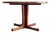 Mid-Century Modern Danish Round Teak Dining Table with Extensions For Sale