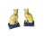 Pair of Vintage Italian Ceramic Cat Figurines on Pillows For Sale - Image 4 of 12