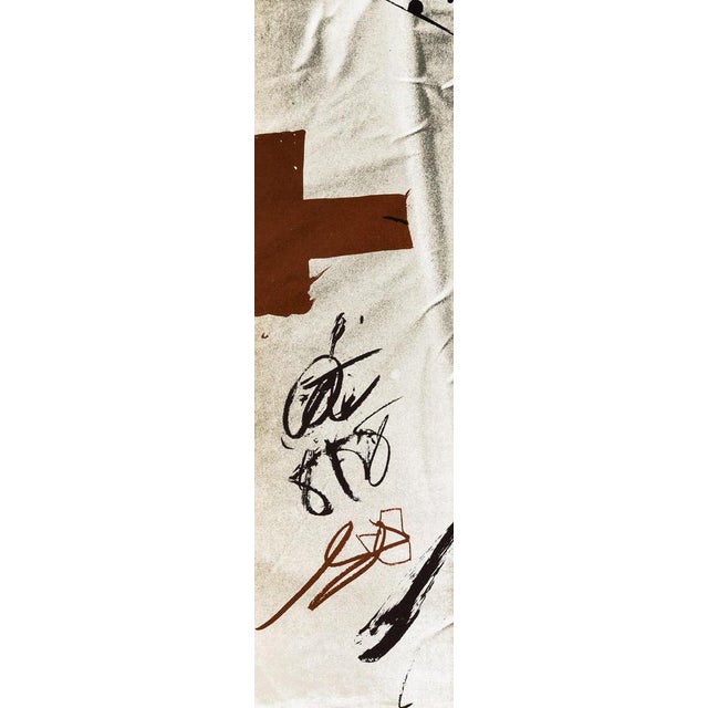 Modern Galeria Punto Poster after Antoni Tapies For Sale - Image 3 of 6