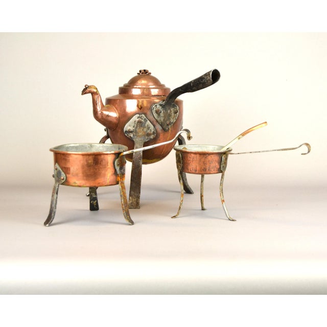 Vintage Copper Vessels, 1950s, Set of 4 For Sale - Image 6 of 12