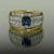 Contemporary Late 20th Century Sapphire Ring, Size 5 For Sale - Image 3 of 4
