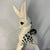 Mid-Century Modern Vintage Mid-Century Modern Black-and-White Spotted Deer/Doe Ceramic Figurine Attributed to Royal Haeger For Sale - Image 3 of 8