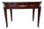 Empire Flat Desk in Mahogany and Bronze For Sale
