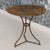 19th C. French Metal Guéridon Round Side Table in Original Patina For Sale - Image 12 of 17
